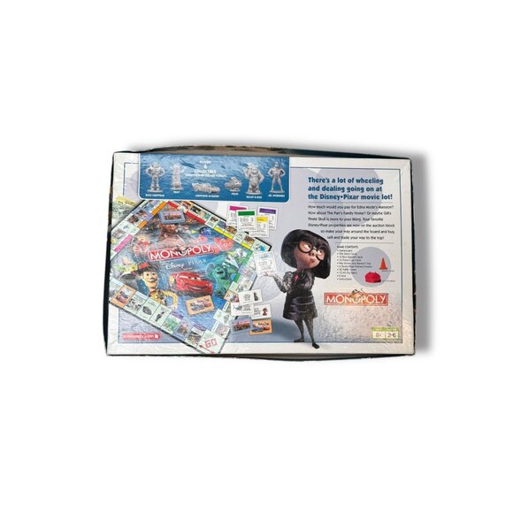 Monopoly Disney Pixar Edition Board Game Complete Parker Brothers - Picture 2 of 10
